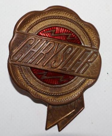 1936-1937 Chrysler Radiator Badge (1 of 2)
