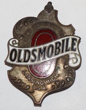 1917-1924 Oldsmobile Cloisonne Radiator Emblem (1 of 2)