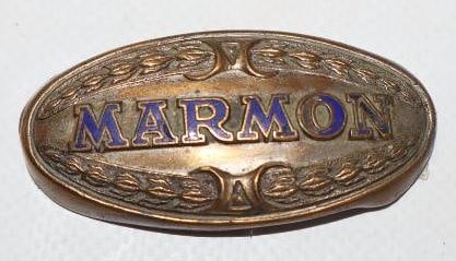 1920-1927 Marmon Cloisonne Radiator Emblem: 2.25x1