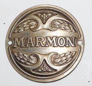 1922-1930 Marmon Wheel Hub Emblem: 1.75x1.75