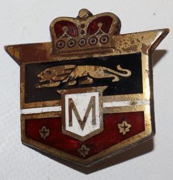1946 Ford Mercury Monarch (Canadian) Cloisonne Radiator Emblem (1 of 2)