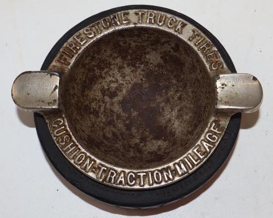 Firestone Truck & Tires Cushion Traction Mileage Advertising Tire Ashtray (1 of 3)