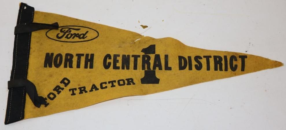 North Central Districts Ford Tracker Advertising Felt Pennant: 8x17.5