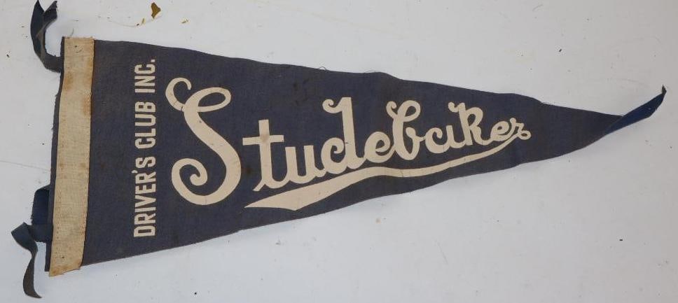 Studebaker Drivers Club Inc Advertising Felt Pennant (1 of 2)