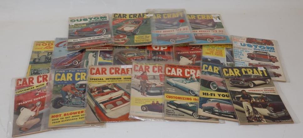Group of 18 Custom Rodder Car Craft & Custom Cars 1950's & 60's Magazines (1 of 8)