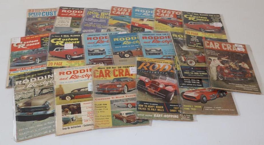 Group of 19 Custom Rodder Car Craft & Custom Cars 1950's & 60's Magazines (1 of 11)