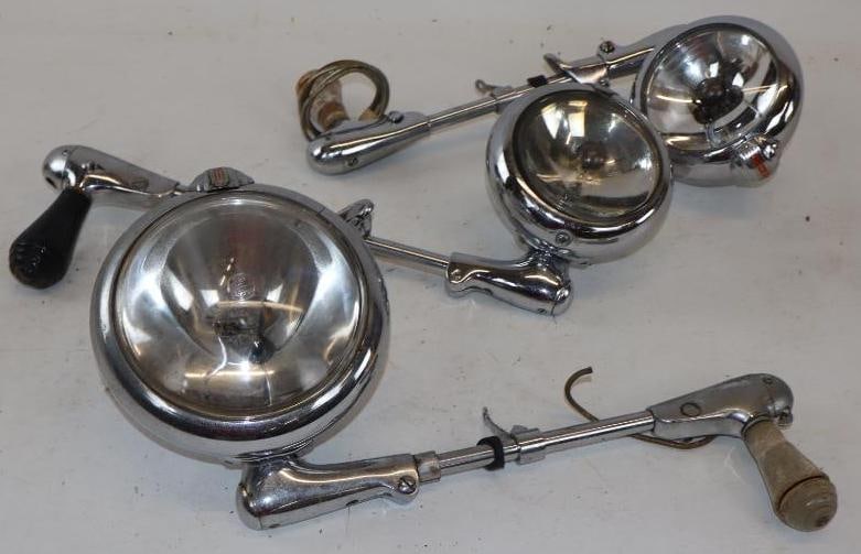 Group of 3 Vintage Automobile Spotlights (1 of 8)