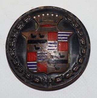 1920--1925 Cloisonne Cadillac Radiator Emblem (1 of 2)