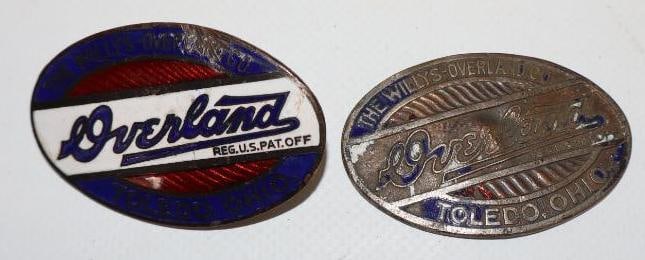 1919-1926 Willys-Overland Cloisonne Radiator Emblem (1 of 4)