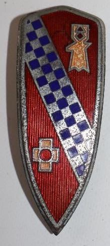 1939-1941 Cloisonne Buick Trunk Emblem (1 of 2)