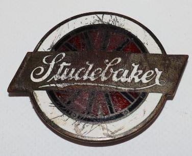 Late 20s Cloisonne Studebaker Radiator Emblem (1 of 2)