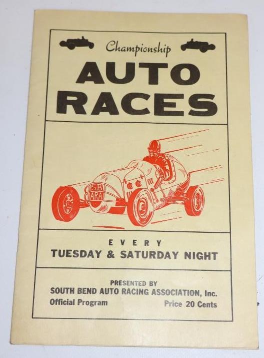 1940 South Bend Auto Racing Association Race Program (1 of 3)