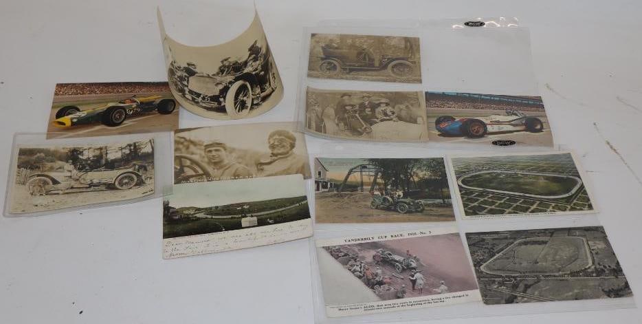 Group of 12 Early Auto Racing and Touring Post Cards and Picture (1 of 6)