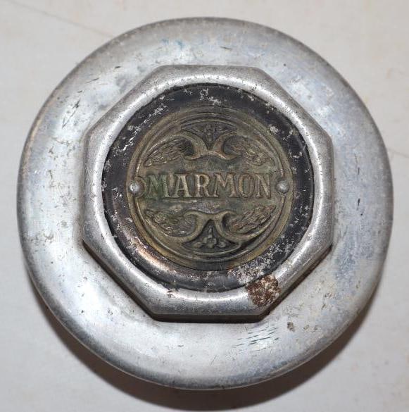 Marmon Threaded Automobile Hub Cap: Thread Diameter Is 2.5/8in
