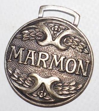 Marmon Motor Car Embossed Watch Fob: 1.25x1.25