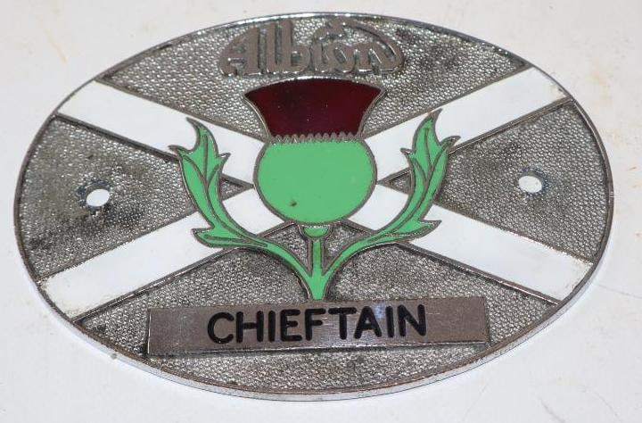 Albion Chieftain Truck Radiator Grill Badge Emblem (1 of 2)