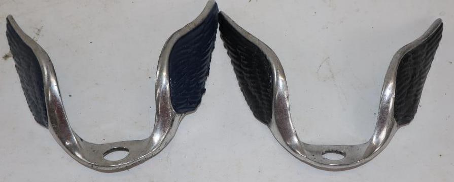 Pair of Wings for Early Automobile Radiator Attachment (1 of 4)