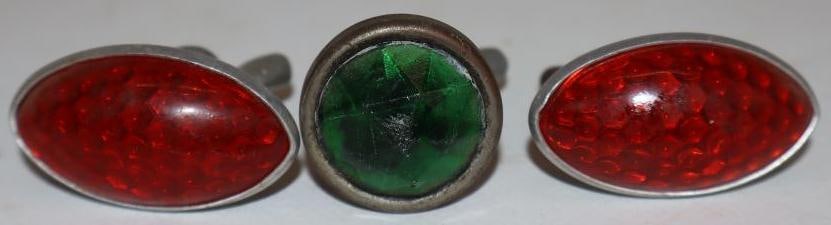 Group of 3 Vintage License Plate Reflector Screws (1 of 3)