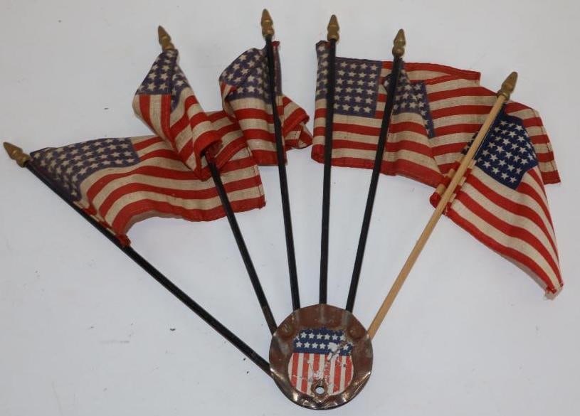 48 Star Patriotic Radiator Flag Display: 14x11.5