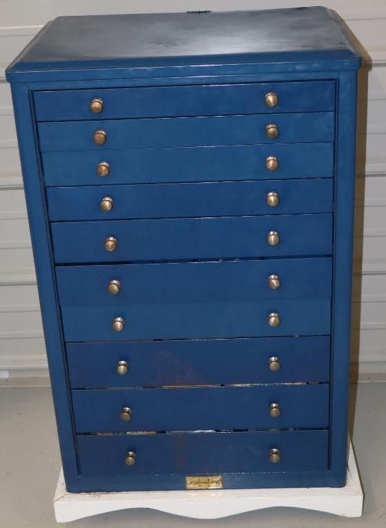 Chevy Parts Cabinet with Many OEM Parts & Packages (1 of 12)