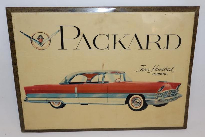 Packard Four Hundred Hard Top TOC Easel Back Counter Top Display Sign (1 of 3)