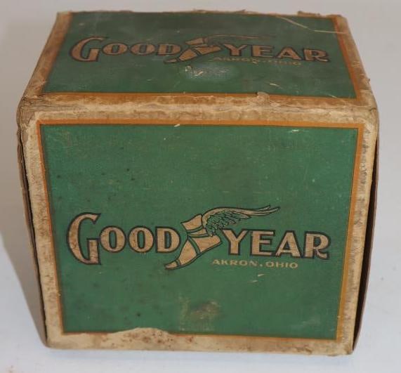 Early Goodyear Automobile Tire Flat in Original Box (1 of 4)