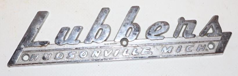 Lubben's Dealership Name Plate Emblems: 6" x 1.75"