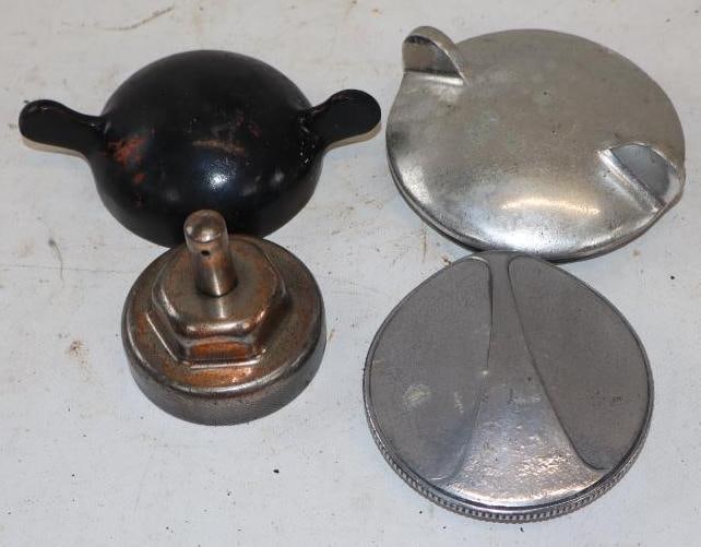 Group of 4 Different Radiator Caps (1 of 4)