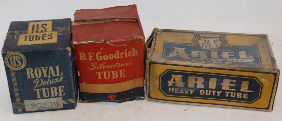 Group of 3 US Tire, BF Goodrich & Ariel Tire Tube Boxes (1 of 5)