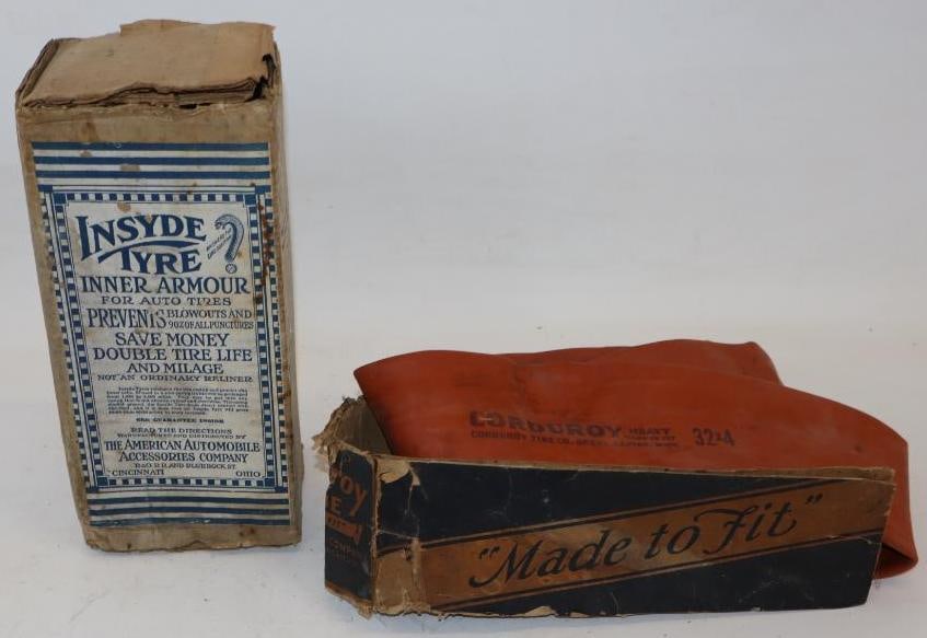 Group of 2 Corduroy Tire Tube & Insyde Tyre Inner Armor in Original Boxes (1 of 6)