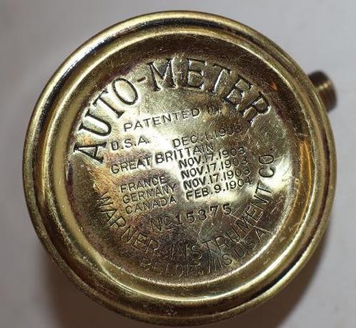 Auto-Meter Brass Rolling Speedometer (1 of 3)