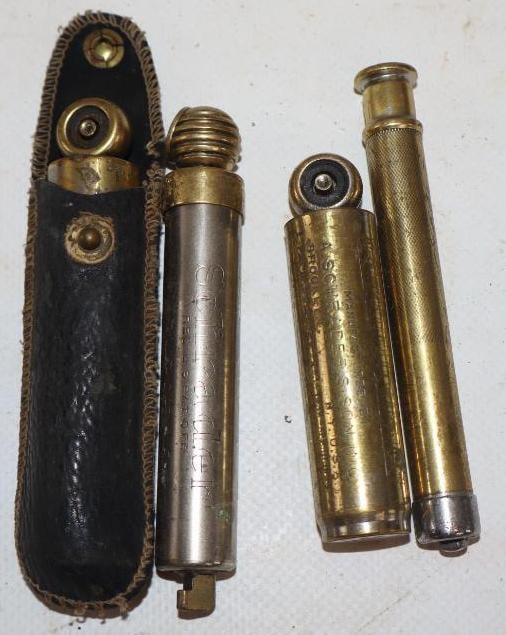 Group of 4 Early Automobile Tire Gauges (1 of 2)