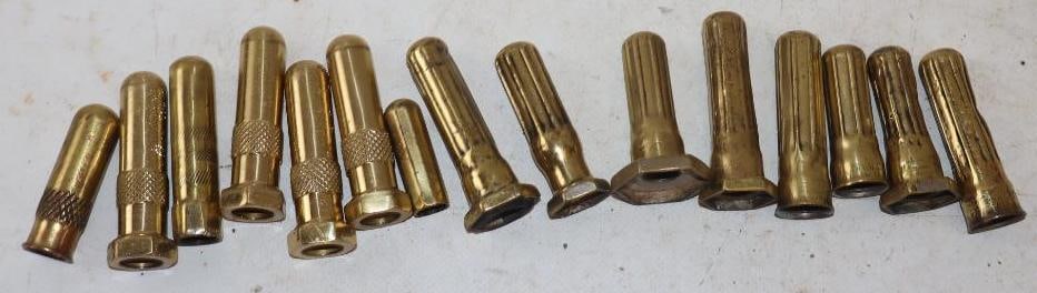 Group of 15 Early Automobile Valve Stem Covers (1 of 7)