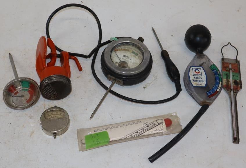 Group of 7 Automobile Related Gauges & Testers (1 of 10)
