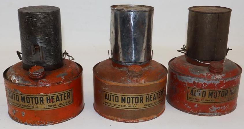 Group of 3 Auto Motor Heaters (1 of 5)