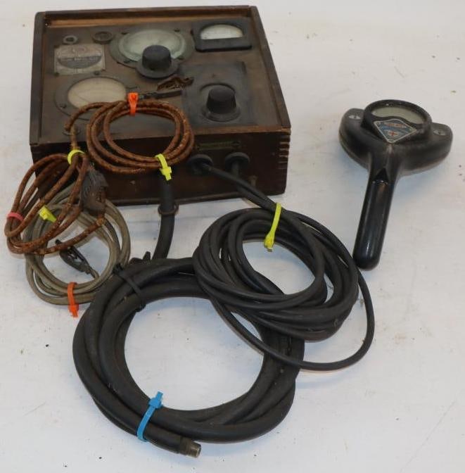 Group of 2 Sun Motor Tester & Davenset Battery Charger: Largest is 9.5" x 9.5" x 3.5"