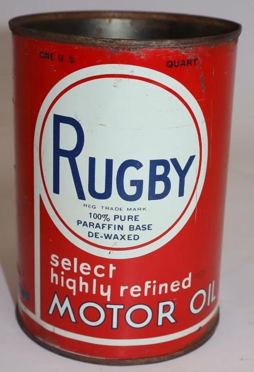 Rugby Metal One Quart Oil Can (1 of 5)