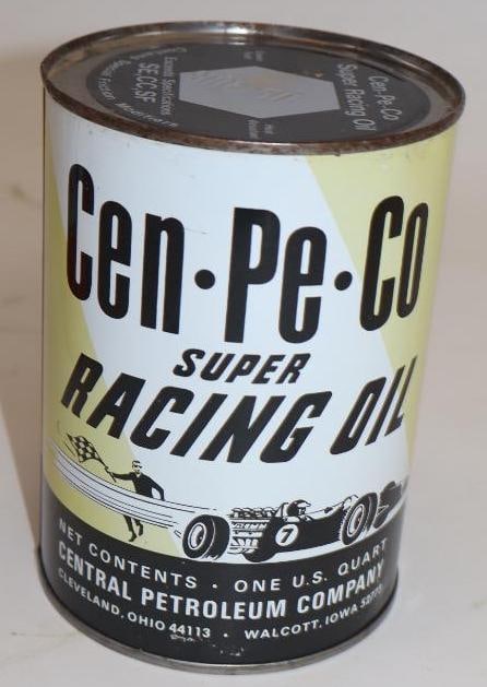 Cen-Pe-Co Racing Metal One Quart Oil Can (1 of 5)