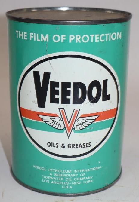 Veedol ATF One Quart Metal Oil Can (1 of 5)