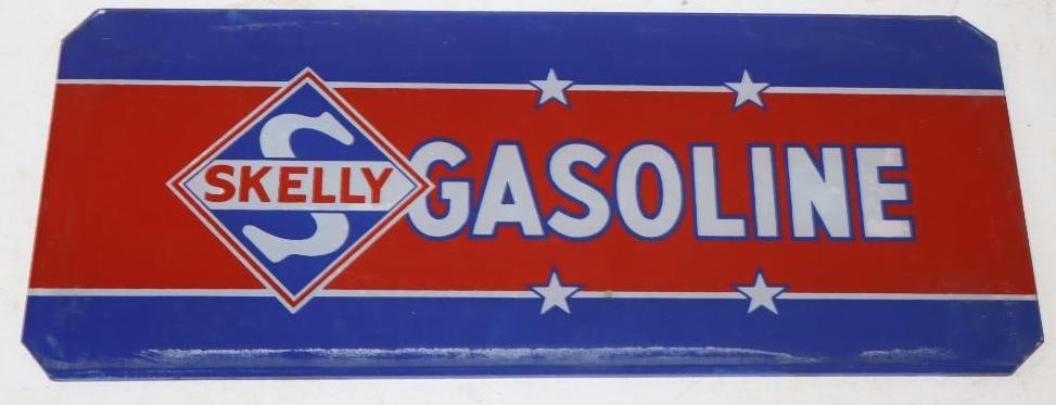 Skelly Gas Pump Advertising Ad Glass (1 of 2)
