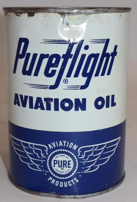 Pureflight Aviation Metal One Quart Oil Can (1 of 5)