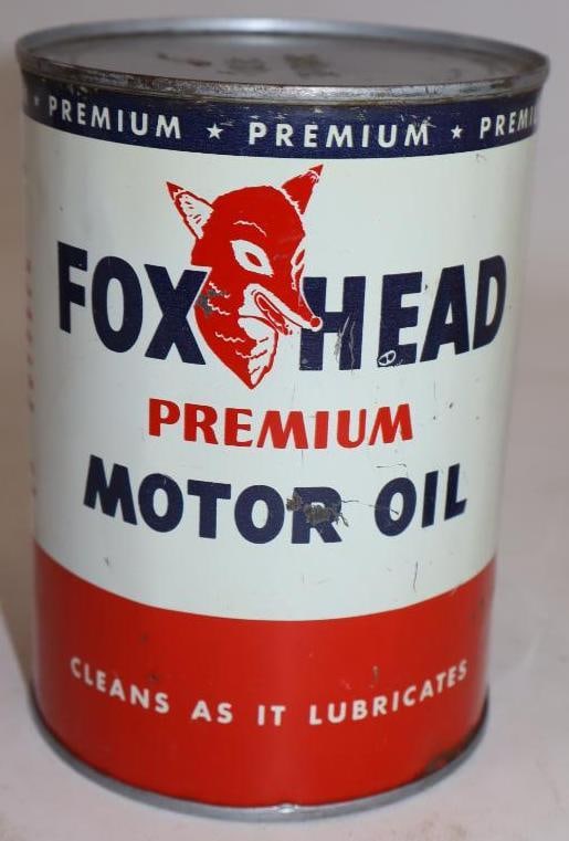 Foxhead Premium Metal One Quart Oil Can (1 of 5)