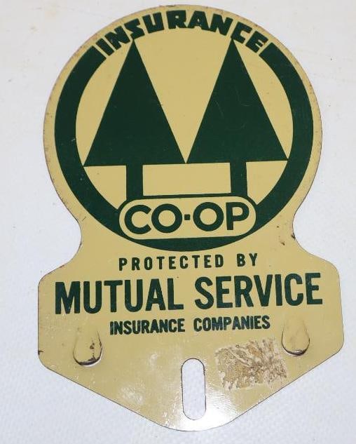 Co-Op Mutual Insurance Service License Plate Topper (1 of 2)