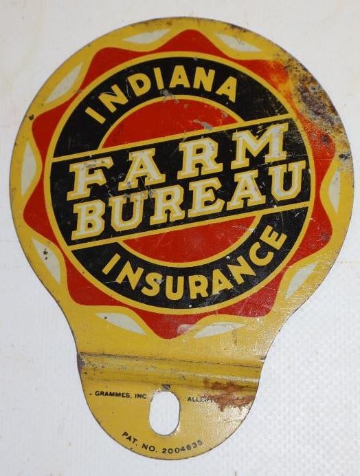 Indiana Farm Bureau Insurance License Plate Topper (1 of 2)