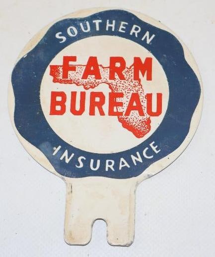 Southern Florida Farm Bureau Insurance License Plate Topper (1 of 2)