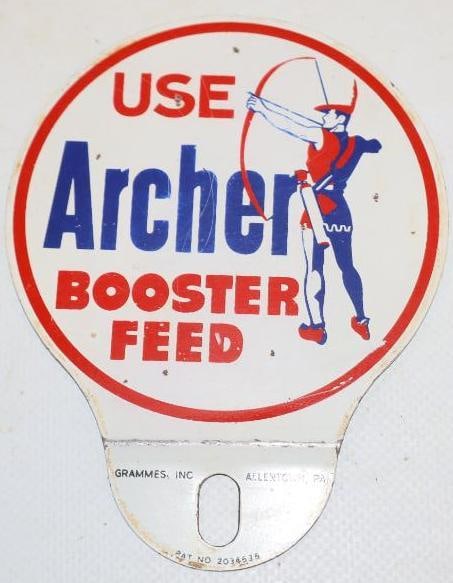 Use Archer Booster Feed License Plate Topper (1 of 2)