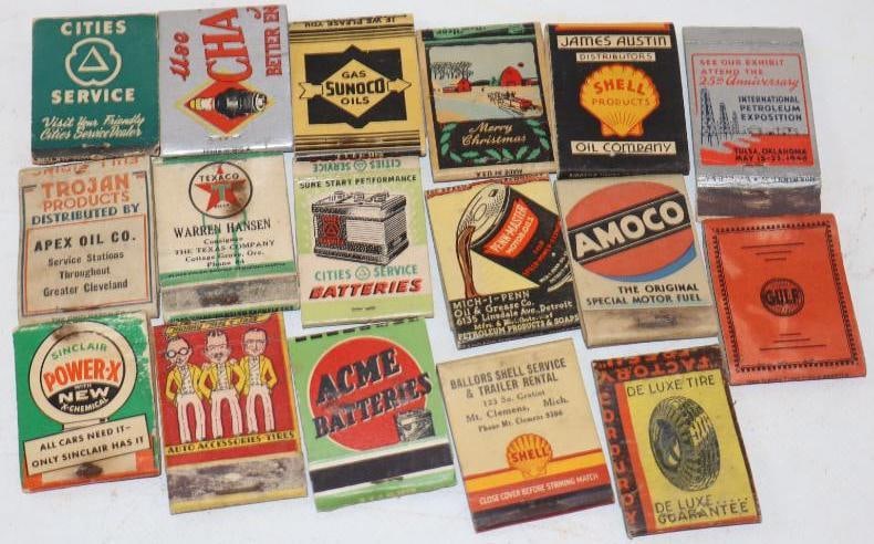 Group Of 15 Gas & Oil Related Matchbooks (1 of 6)