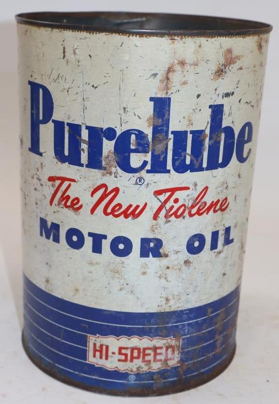 Hi-Speed Purelube Five Quart Metal Oil Can (1 of 5)