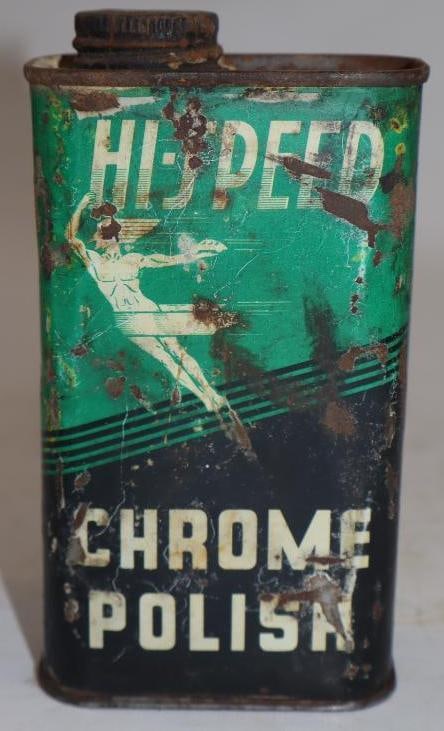 Hi-Speed Chrome Polish Half Pint Can: Full. 8oz