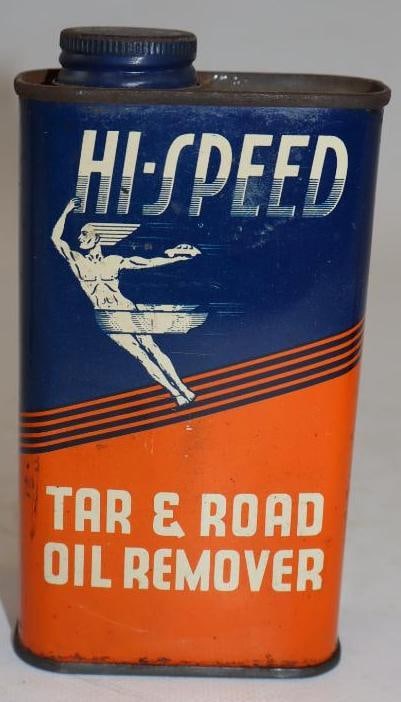 Hi-Speed Car and Road Oil Remover Half Pint Can (1 of 2)